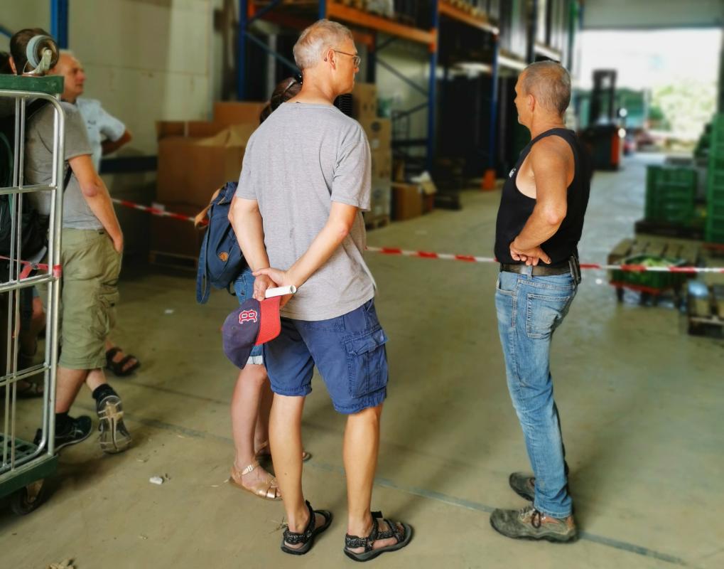 Infostand Waschhalle am Infonachmittag