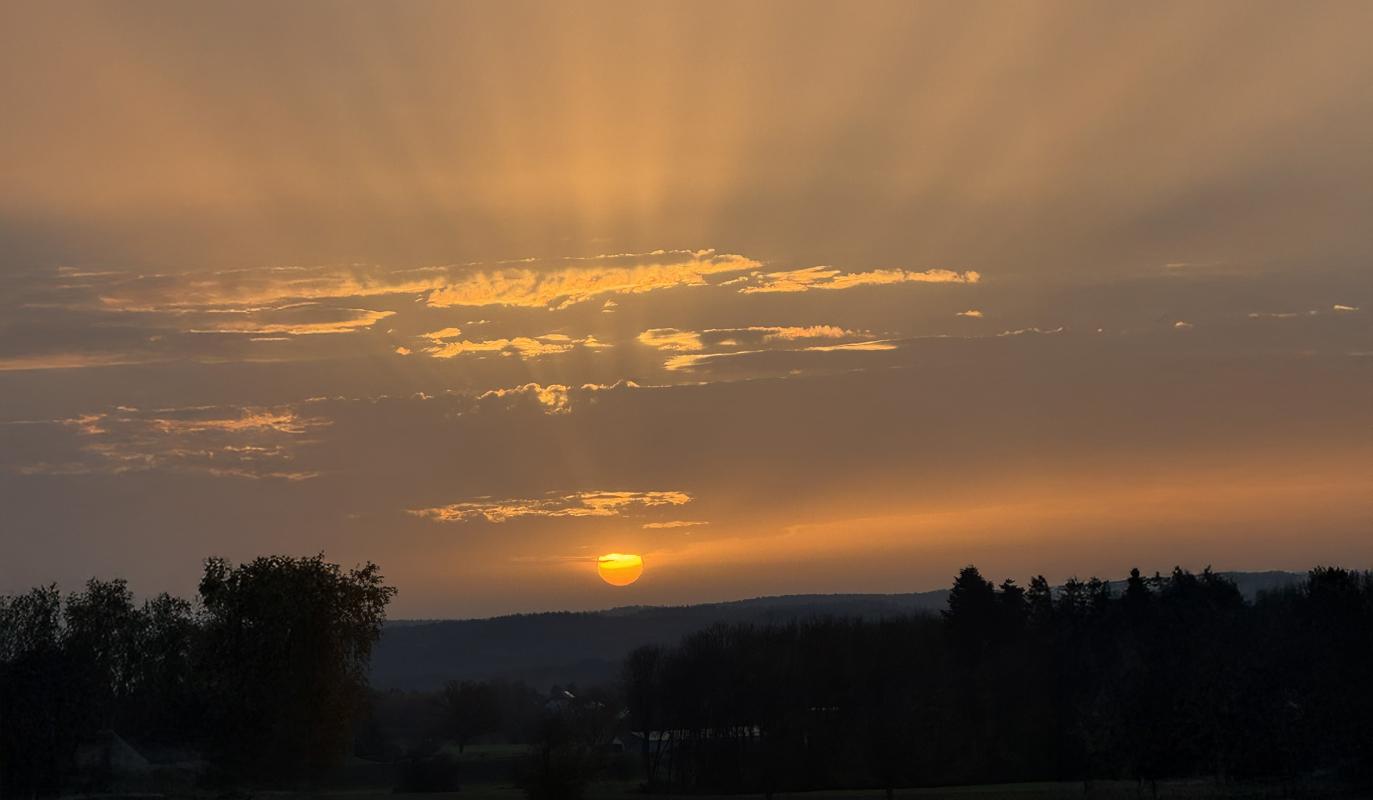 Sonnenuntergang im November