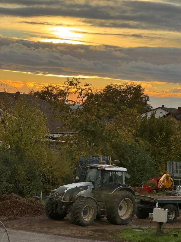 Herbstlicher Sonnenuntergang