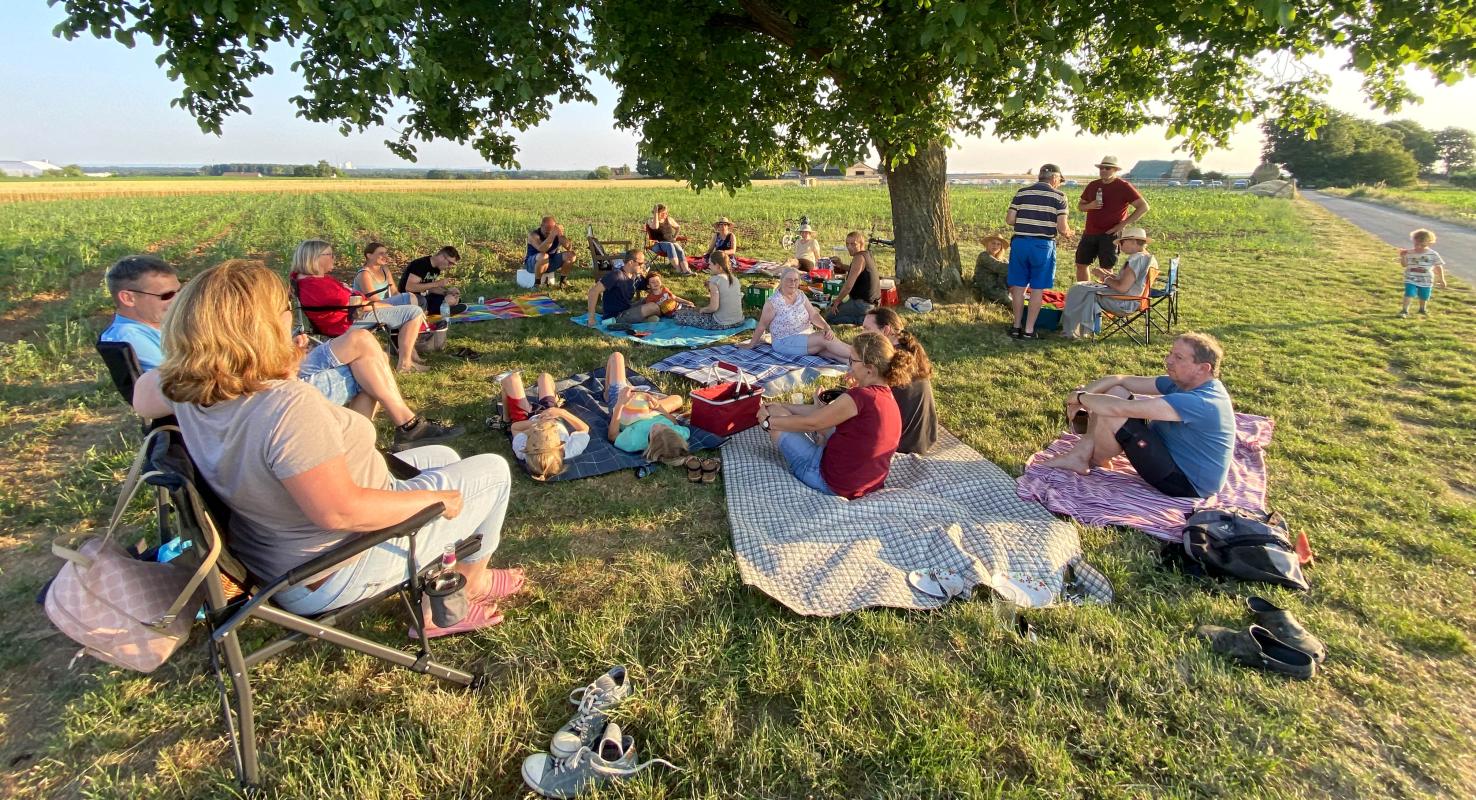 Saisongarten-Treffen am Nussbaum