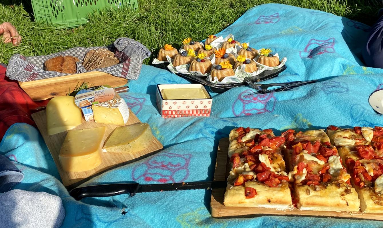 Picknick im Saisongarten