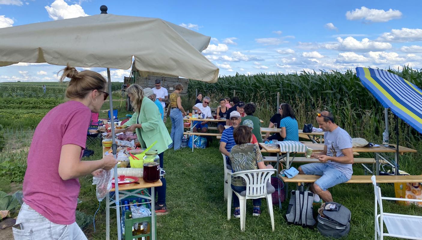 Grillen im Saisongarten